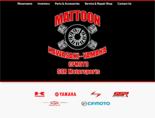 Tablet Screenshot of mattoonkawasakiyamaha.com